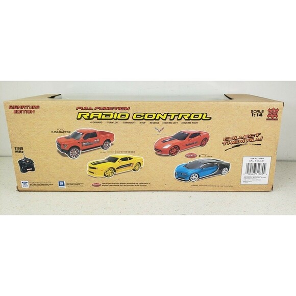 Bugatti Chiron Blue Black Signature Edition Full Function RC Car 27/49 MHz NIB - Picture 5 of 11